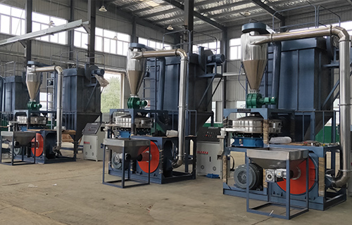 PVC floor crushing & grinding line in Shandong China